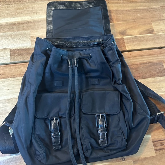 Tory Burch Black Nylon Backpack - Picture 2 of 13